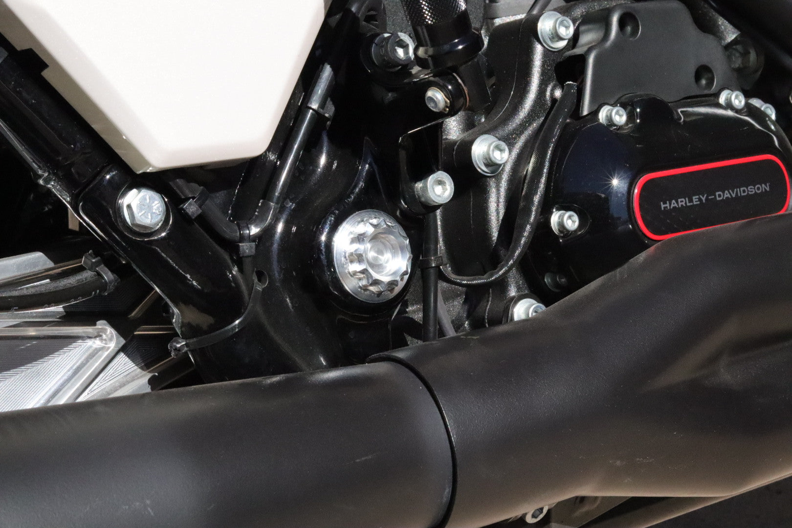Swingarm pivot shaft cover